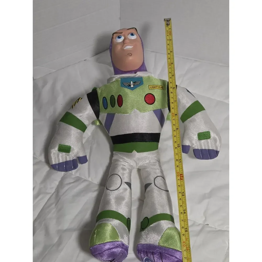 Disney Store Pixar Toy Story Buzz Lightyear Posable Arms Plush Stuffed Toy 18